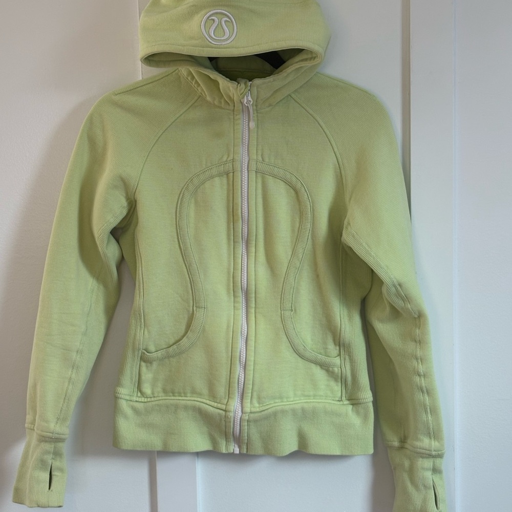 Lululemon Athletica Pastel Green Zip-Up Hoodie